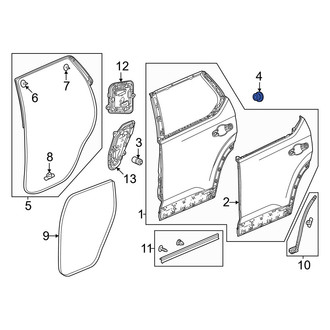 Honda OE - Door Shell Grommet