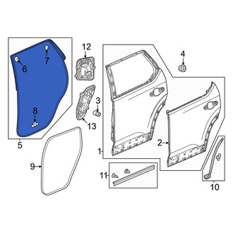 Honda OE - Rear Right Outer Door Seal