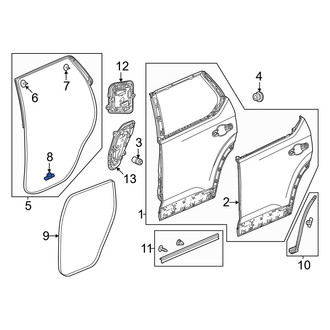 Honda OE - Rear Door Seal Clip