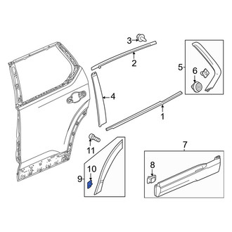 Honda OE - Wheel Arch Molding Clip