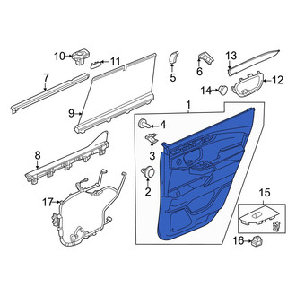 Honda OE - Front Right Outer Door Outer Panel