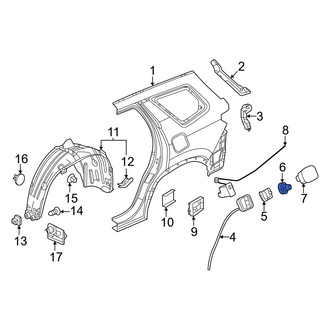 Honda OE - Fuel Filler Door Clip