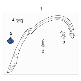 Honda OE - Wheel Arch Molding Clip