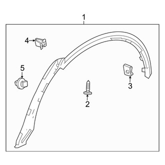 Honda OE - Quarter Panel - Exterior Trim