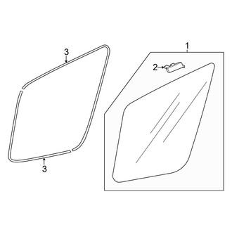 Honda OE - Quarter Panel - Glass