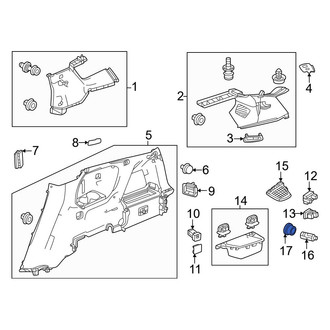 Honda OE - Rear 12 Volt Accessory Power Outlet Cover