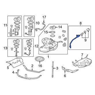 Honda OE - Fuel Tank Filler Neck
