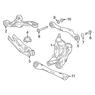 Honda OE - Rear Suspension - Suspension Components (AWD)