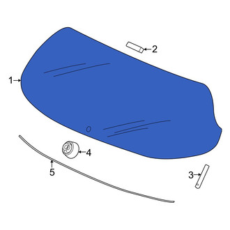 Honda OE - Rear Liftgate Glass