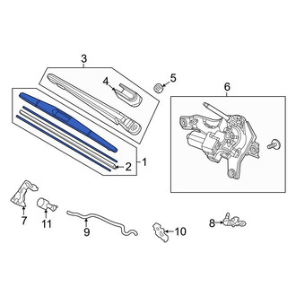 Honda OE - Rear Wiper Blade