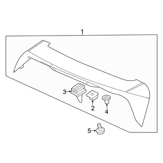 Honda OE - Lift Gate - Spoiler