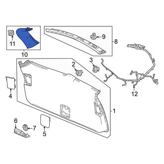 Honda OE - Rear Left Liftgate Trim