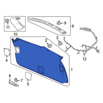 Honda OE - Rear Right Liftgate Trim