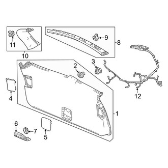 Honda OE - Lift Gate - Interior Trim