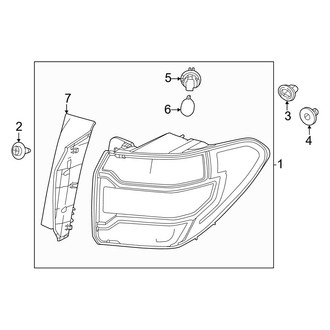 Honda OE - Rear Lamps - Tail Lamps