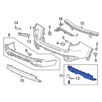 Honda OE - Rear Valance Panel