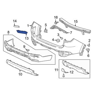 Honda OE - Front Left Bumper Trim