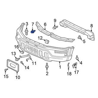 Honda OE - Upper Fender Support Bolt