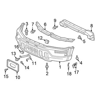 Honda OE - Front Bumper - Bumper & Components