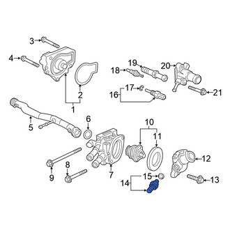Honda OE - Engine Cooling Fan Temperature Switch