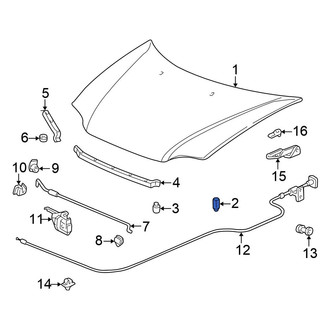 Honda OE - Front Hood Stop Buffer
