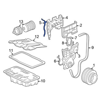 Honda OE - Lower Engine Timing Cover Gasket