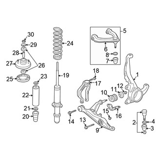 Honda OE - Front Suspension - Suspension Components