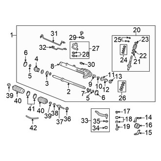 Honda OE - Steering Gear & Linkage