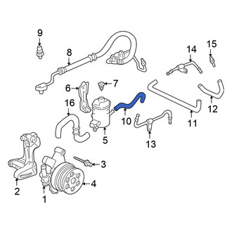 Honda OE - Power Steering Return Hose
