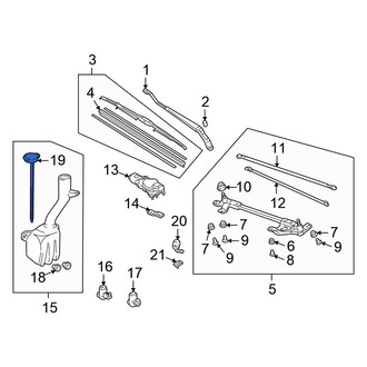 Honda OE - Front Washer Fluid Reservoir Cap