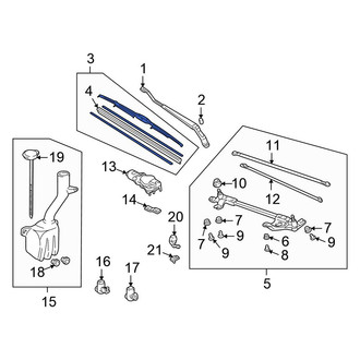 Honda OE - Front Left Wiper Blade