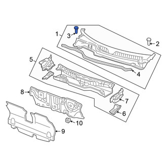 Honda OE - Cowl Panel Clip