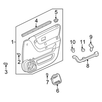 Honda OE - Front Door - Interior Trim