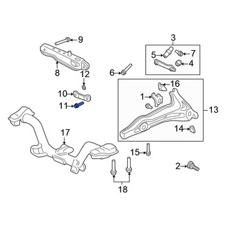 Honda OE - Rear Lower Suspension Control Arm Bolt