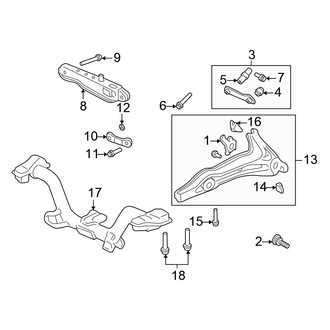 Honda OE - Rear Suspension - Suspension Components