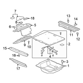 Honda OE - Rear Body & Floor - Interior Trim