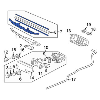 Honda OE - Rear Wiper Blade