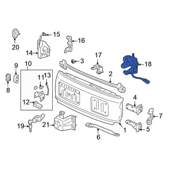 Honda OE - Rear Left Door Lock Actuator Motor