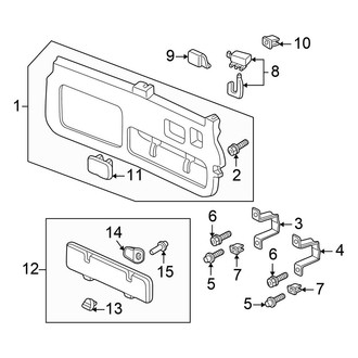 Honda OE - Back Door - Interior Trim