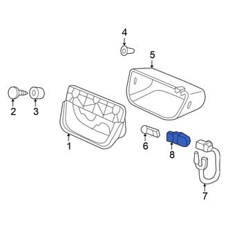 Honda OE - Rear Center High Mount Stop Light Socket