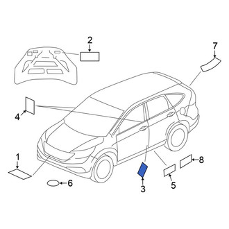Honda OE - Engine Decal