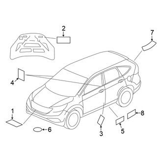 Honda OE - Information Labels - Labels