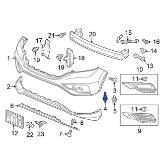 Honda OE - Bumper Cover Bolt
