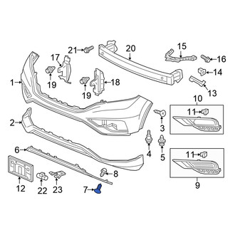 Honda OE - Valance Panel Clip