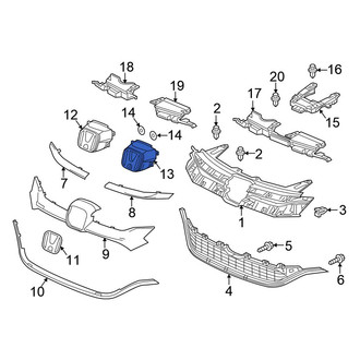 Honda OE - Grille Emblem Bracket