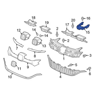 Honda OE - Grille Bracket
