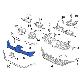 Honda OE - Front Center Grille Molding