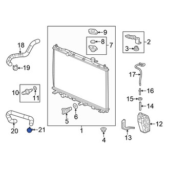 Honda OE - Radiator Hose Clamp