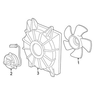 Honda OE - Cooling Fan (EX / EX-L / LX / SE / Touring)