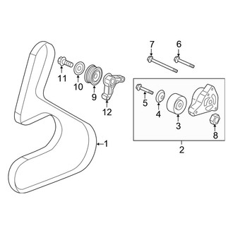 Honda OE - Cooling - Belts & Pulleys